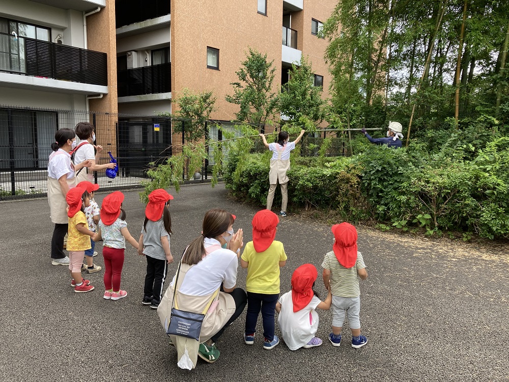 南大沢中郷公園七夕笹取り 西由木コミュニティパーク